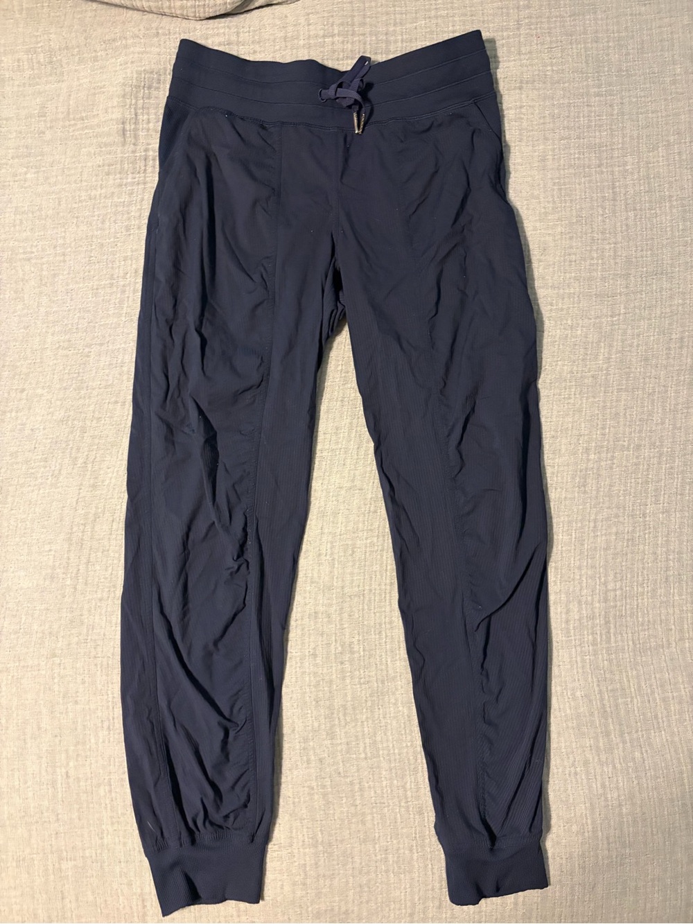 lululemon Navy Drawstring Jogger Leggings